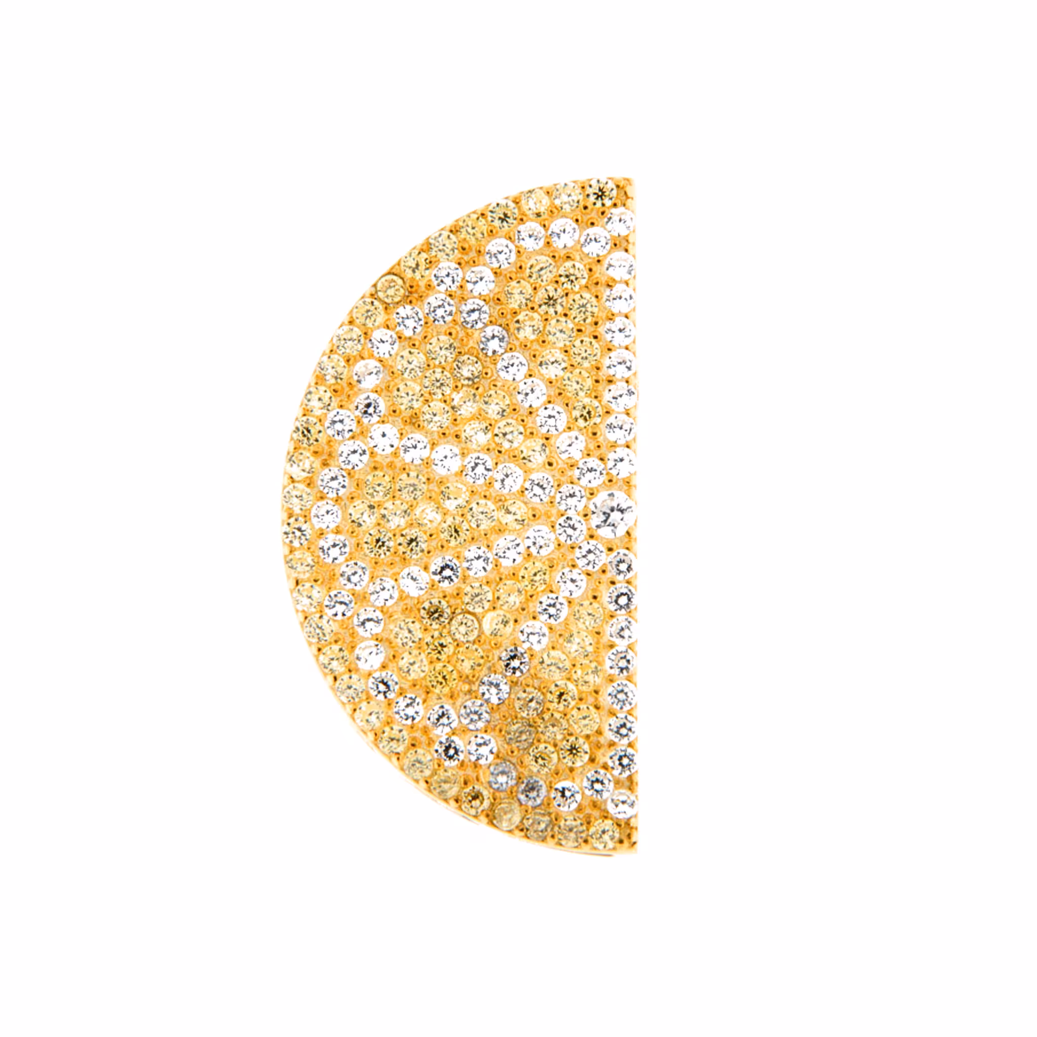 Orecchino Limone Small Sinistro Make Your Jewels Milano Argento Placcato Oro