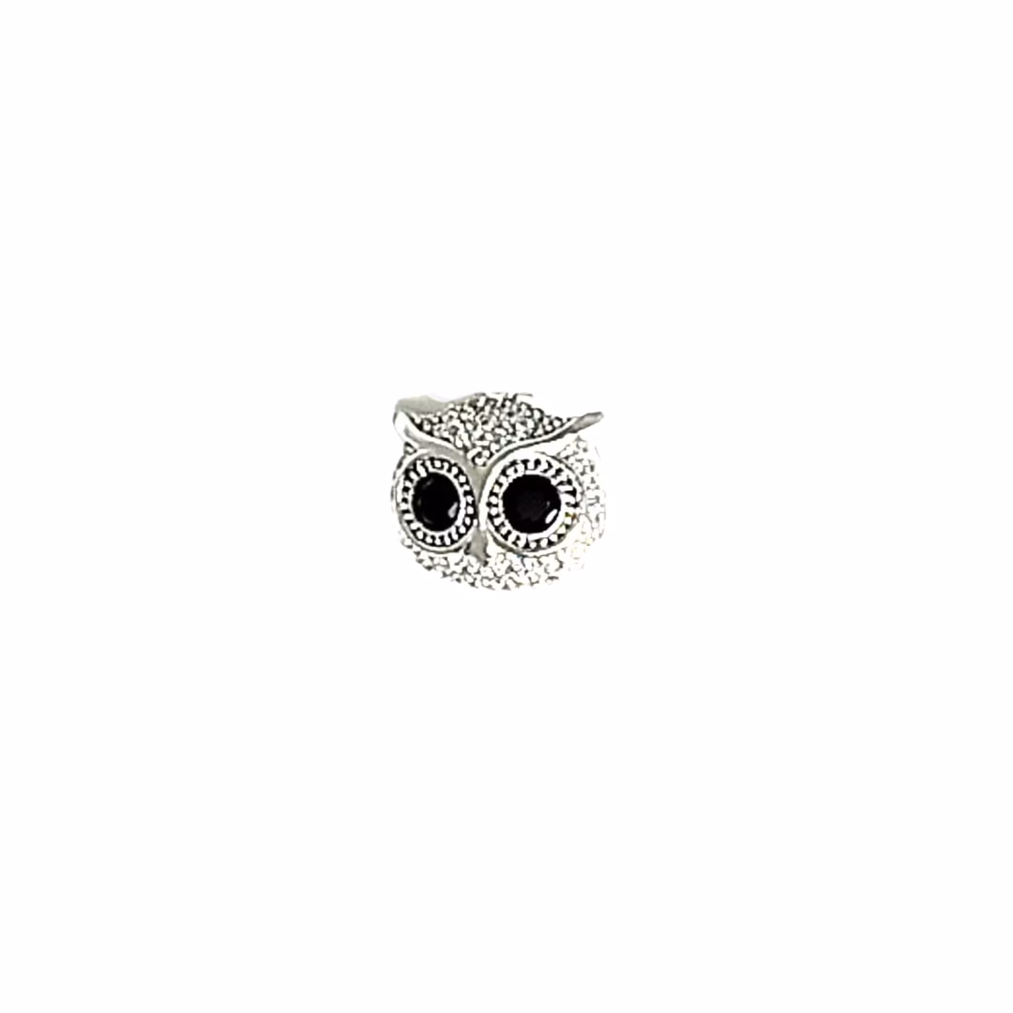 Orecchino Gufo Make Your Jewels Milano Argento Zirconi Rodio Bianco