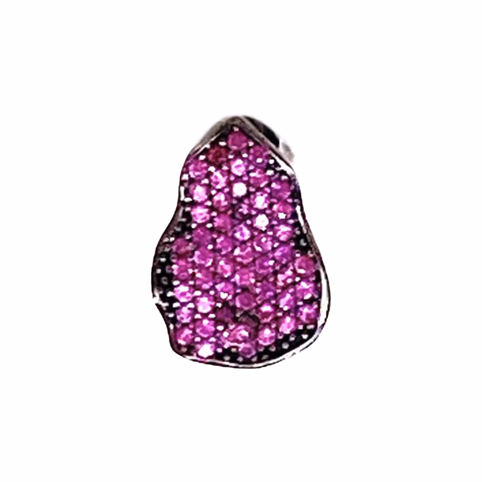 Orecchino Nuvoletta Make Your Jewels Milano Argento Zirconi Rodio Nero
