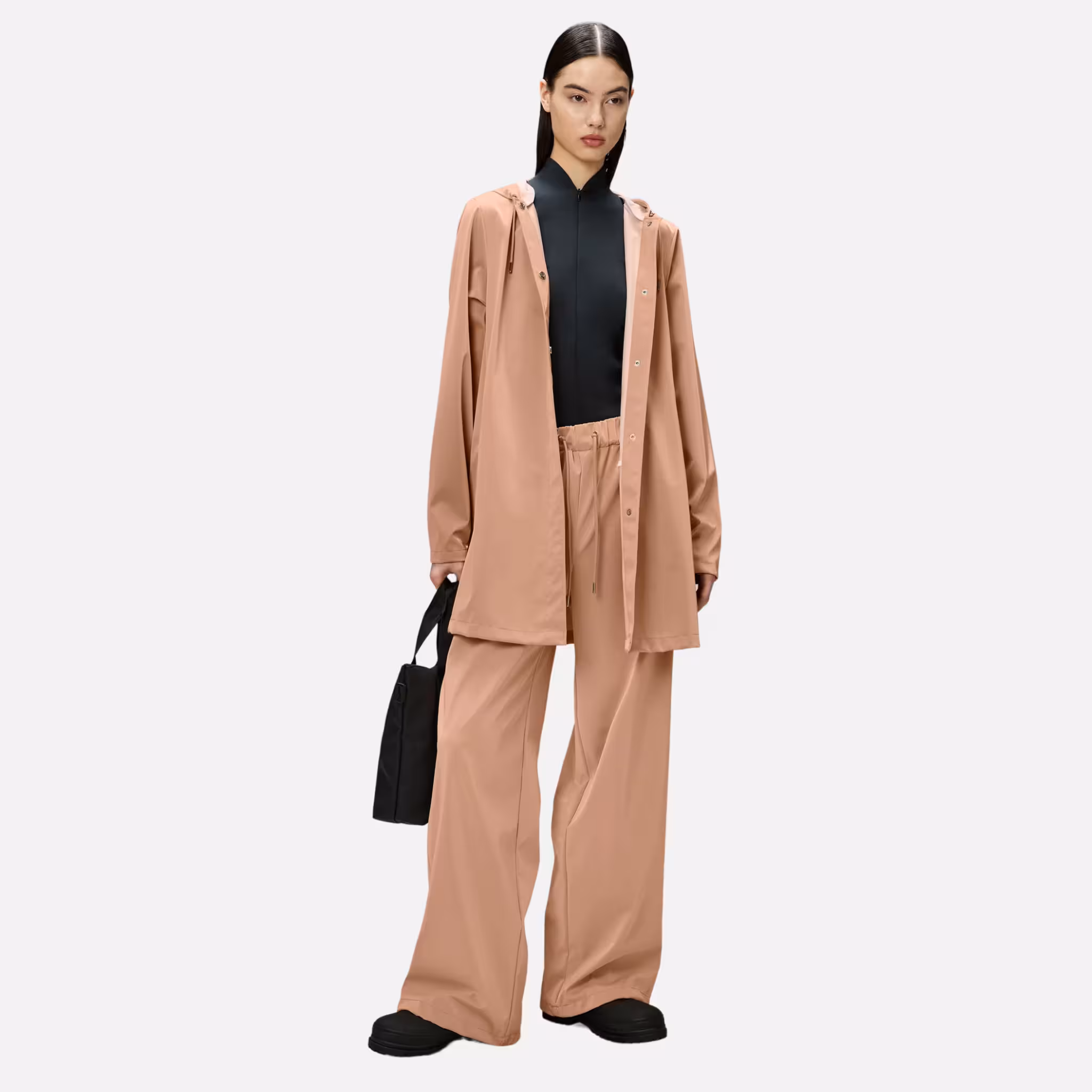 Rains A-Line W Jacket - Eleganza Femminile in Colore Coy