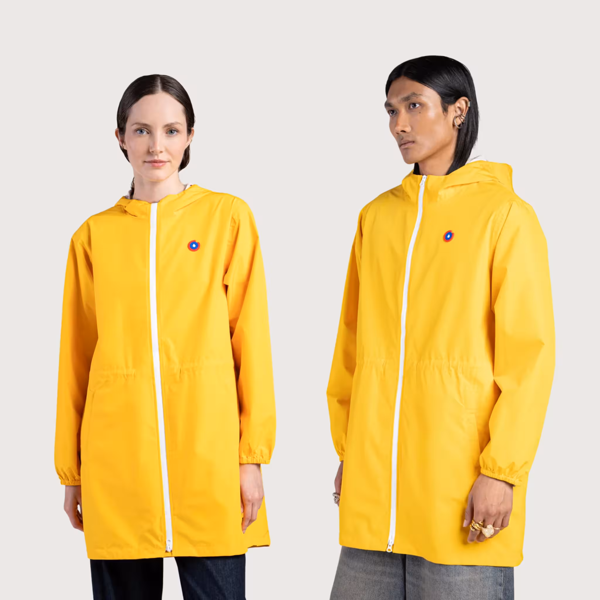 Flotte Amelot Classique giacca impermeabile traspirante unisex ripiegabile in tessuto riciclato