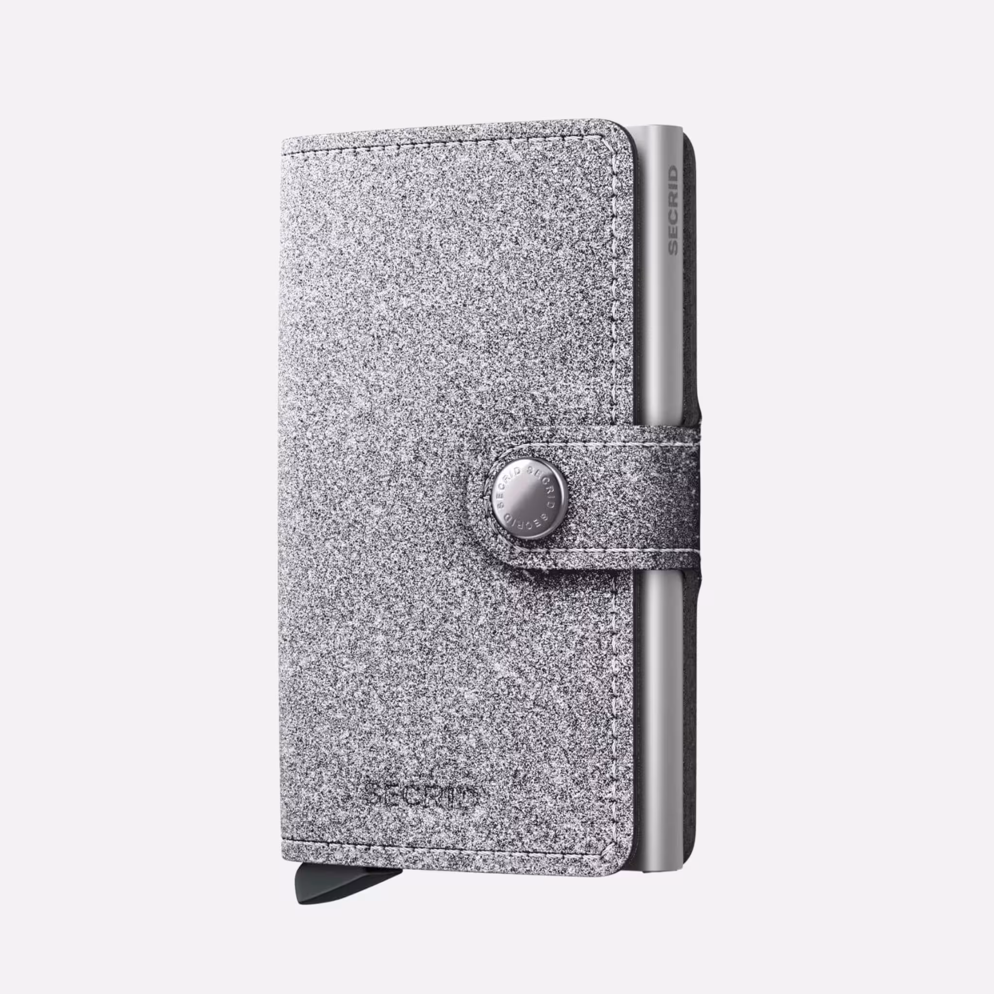 Miniwallet Glitter Secrid Portafoglio Compatto RFID con Finitura Scintillante