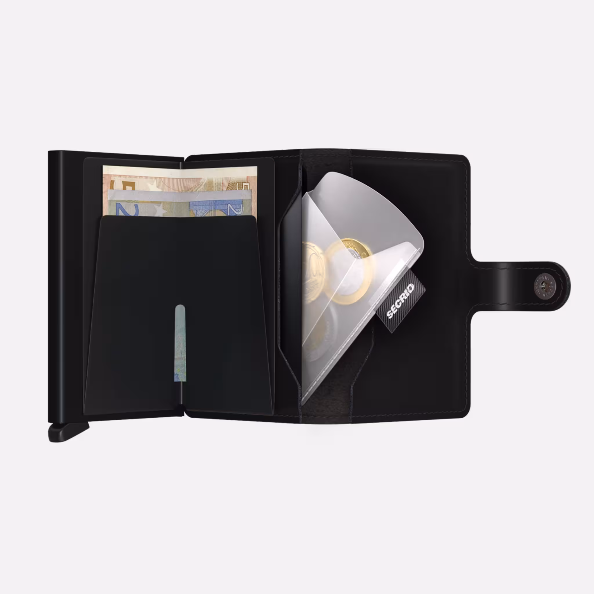 Coin Pocket Secrid Modulo Porta Monete Compatto, Trasparente e Riciclabile