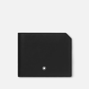 Portafoglio Montblanc Meisterstück Selection Soft nero con portamonete in pelle