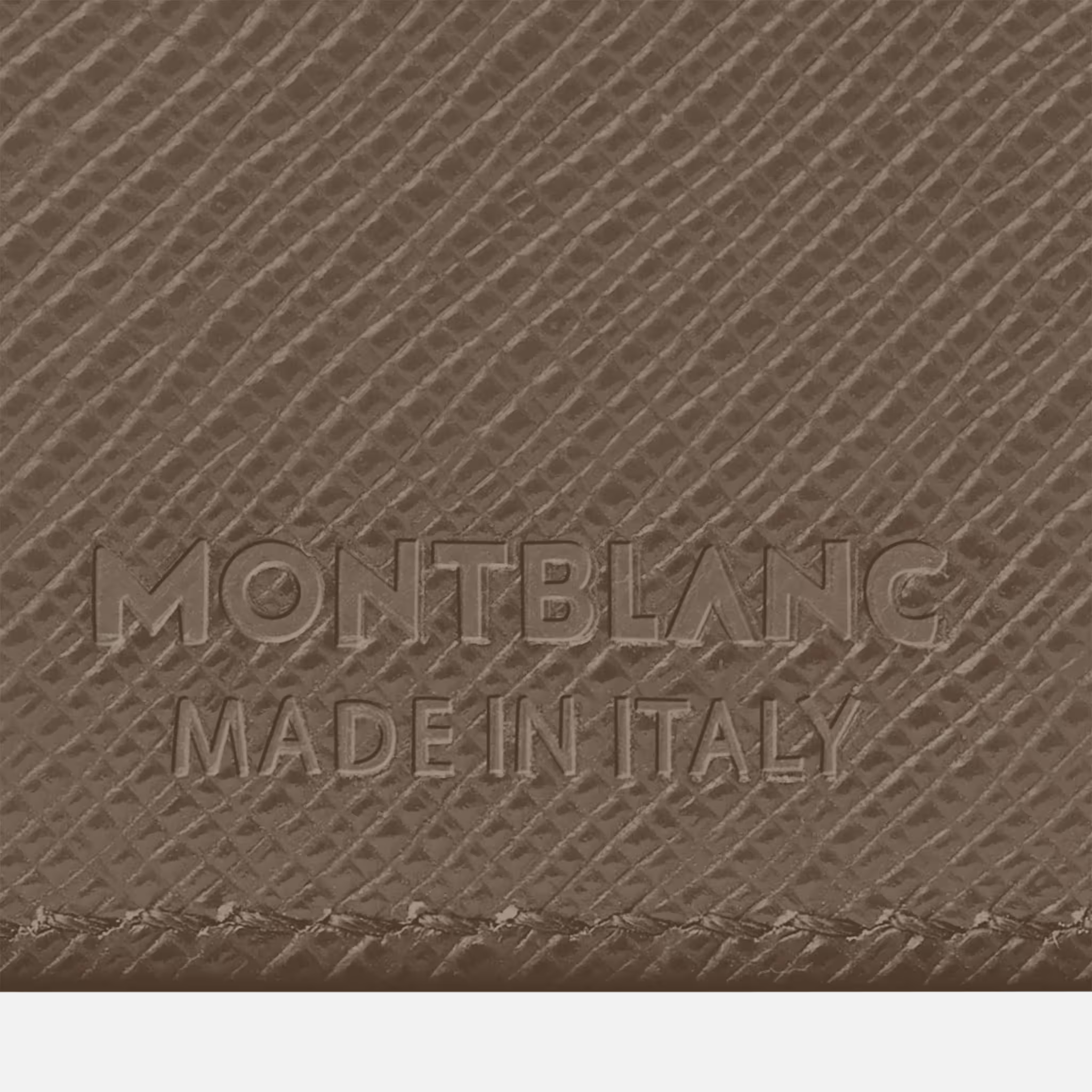 Portafoglio Montblanc Sartorial 6cc in pelle saffiano Mastic - immagine 4