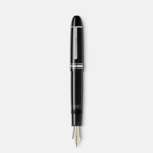 Stilografica Montblanc Meisterstück Platinum-Coated 149 vista frontale con cappuccio