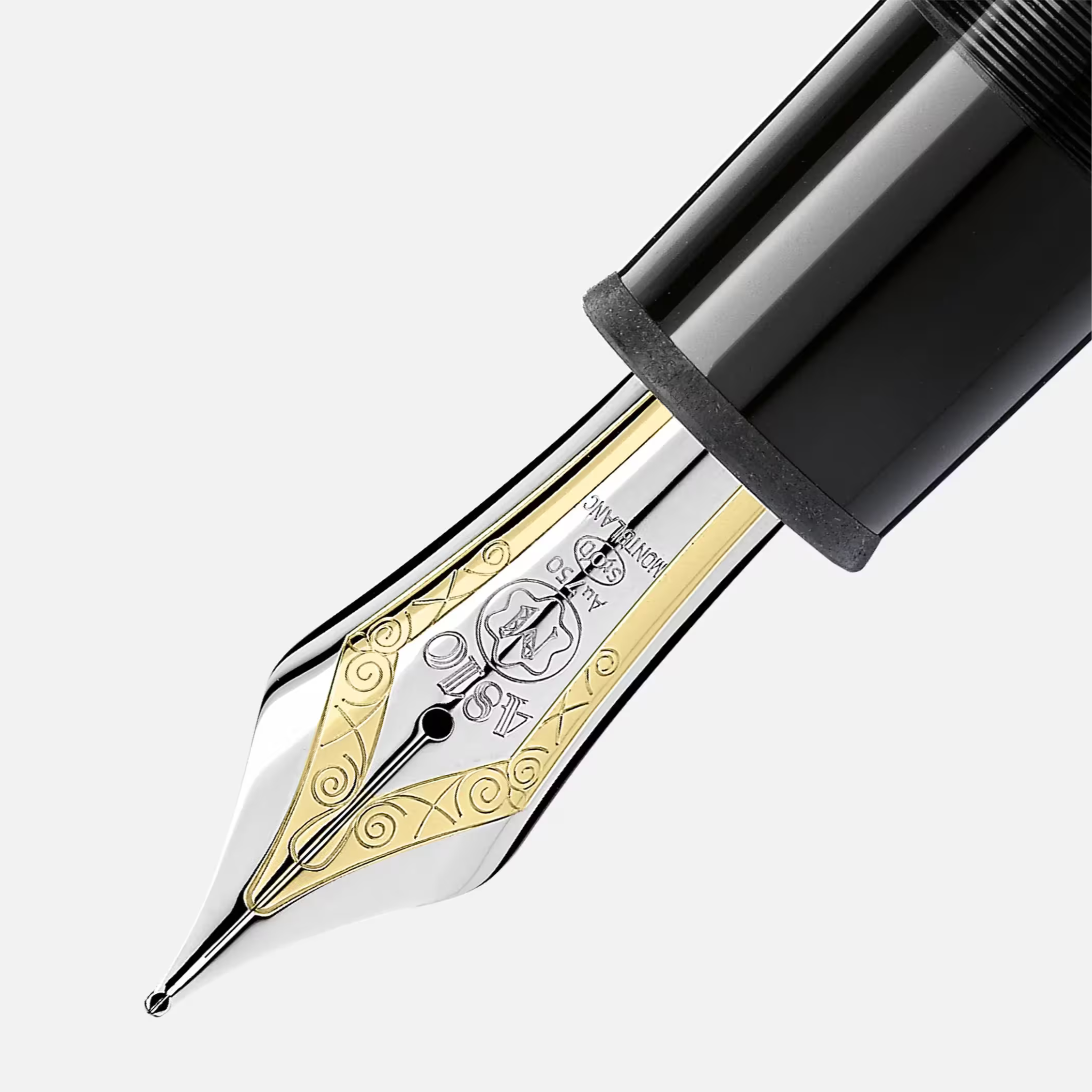 Pennino Montblanc Meisterstück 149 in oro 18K con finitura rodio