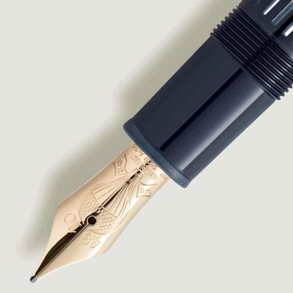 Pennino Montblanc in oro 14K con incisioni “4810”, “585” e “M”