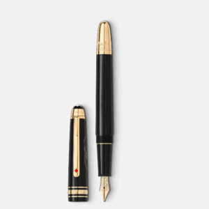Stilografica Montblanc Classique 80 Days M con cappuccio rimosso e pennino dorato