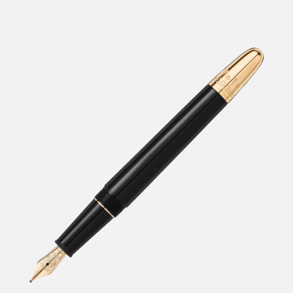 Stilografica Montblanc Classique 80 Days M con pennino dorato e corpo nero