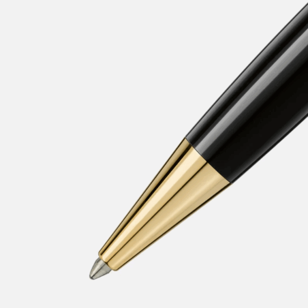 Dettaglio punta a sfera con grip dorato Montblanc Classique