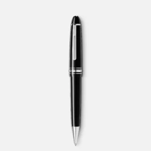 Penna Montblanc a sfera in posizione verticale, finitura platino