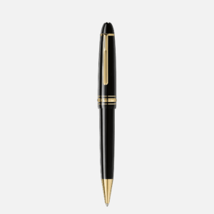 Penna Montblanc Meisterstück LeGrand Gold-Coated in resina nera con finiture oro