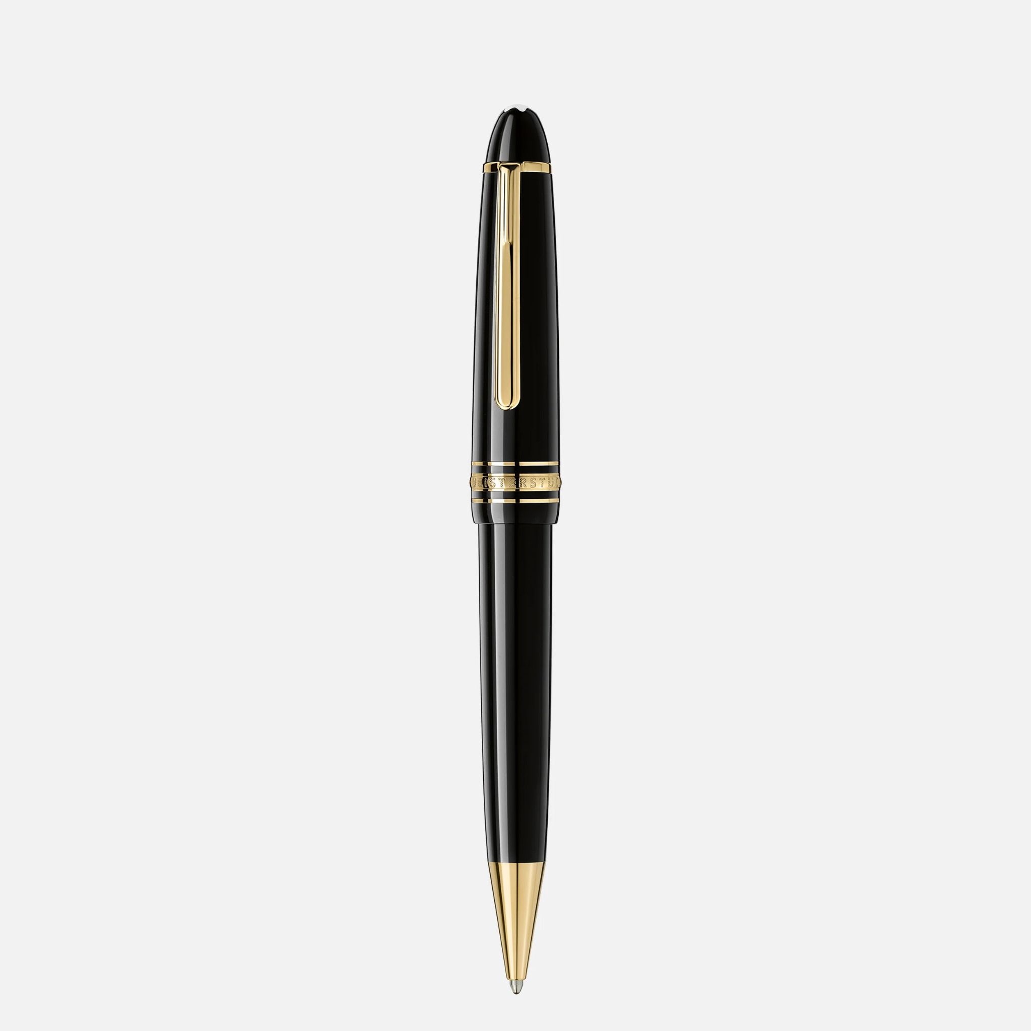 Montblanc LeGrand Gold-Coated – Penna a Sfera Iconica Penna Montblanc Meisterstück LeGrand Gold-Coated in resina nera con finiture oro