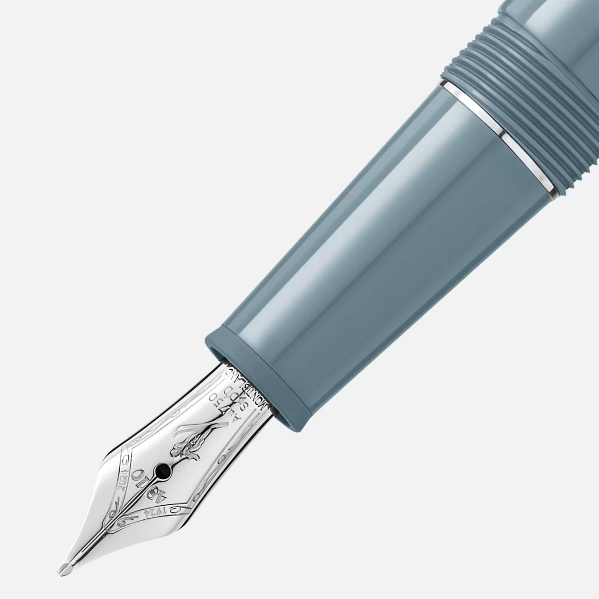Pennino oro 18K stilografica Montblanc Olympic Heritage Chamonix 1924