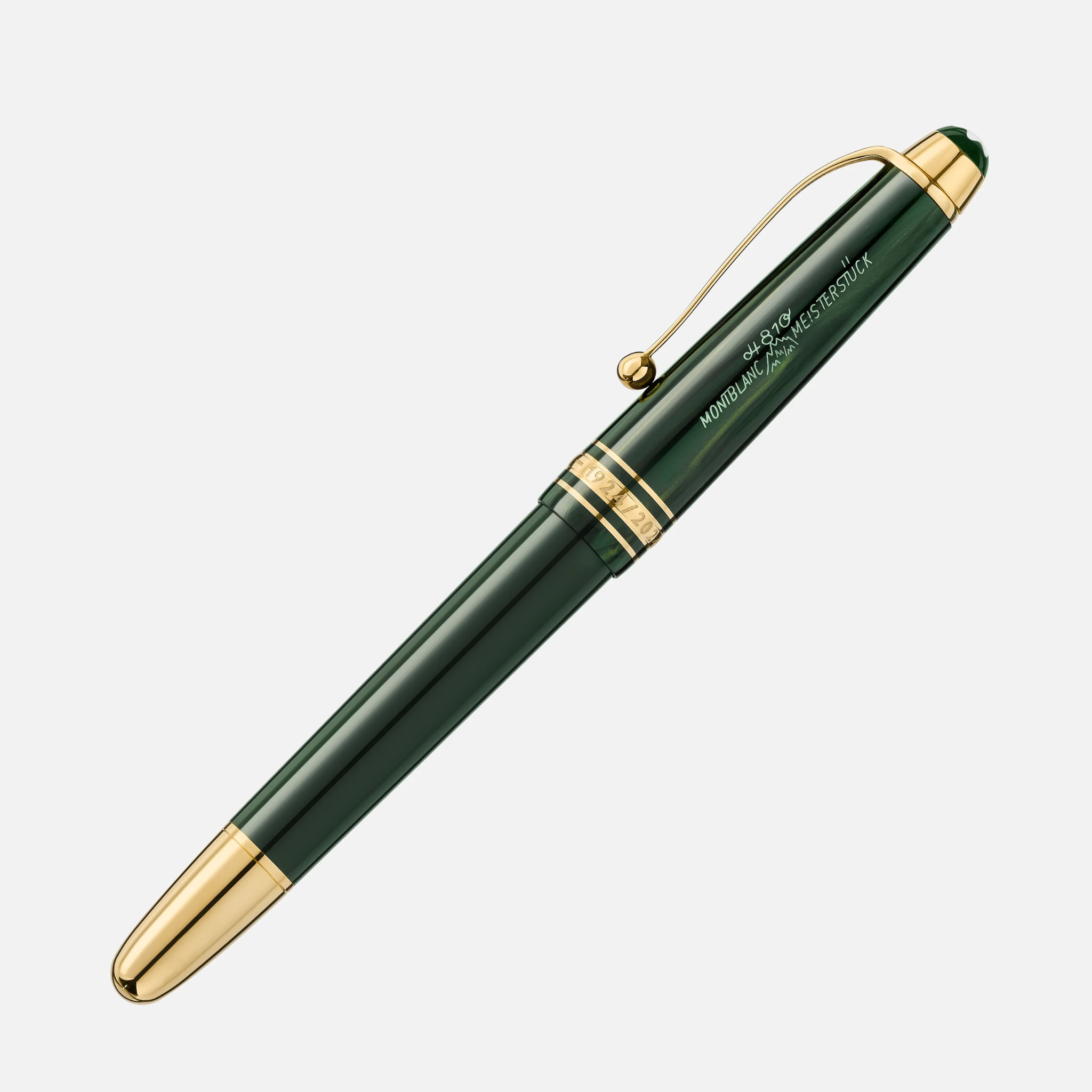Stilografica Montblanc Origin Classique con cappuccio, vista distesa