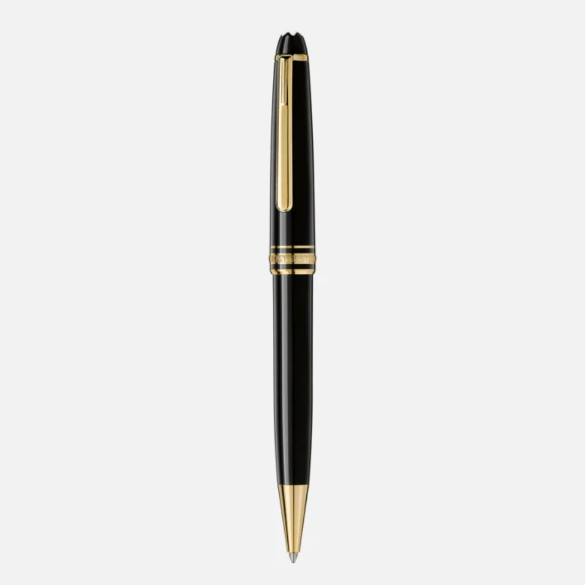 Montblanc Penna a sfera Classique Gold-Coated – Vista Frontale Penna a sfera Montblanc Meisterstück Classique Gold-Coated vista frontale