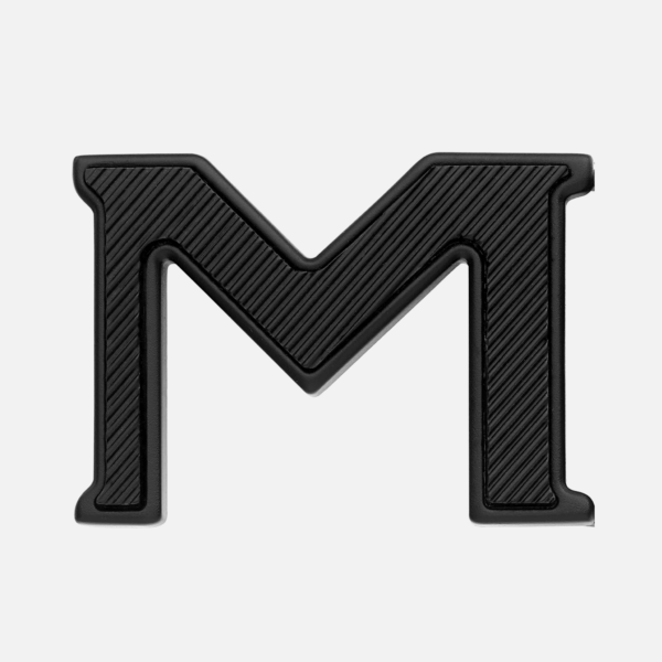 M buckle Extreme 3.0 blue/plain black 35 mm reversible leather belt