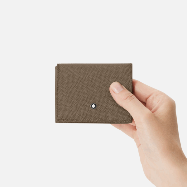 Montblanc Sartorial Trio Card Holder 4cc Mastic – Portacarte compatto in pelle - immagine 2