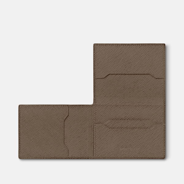 Montblanc Sartorial Trio Card Holder 4cc Mastic – Portacarte compatto in pelle - immagine 3