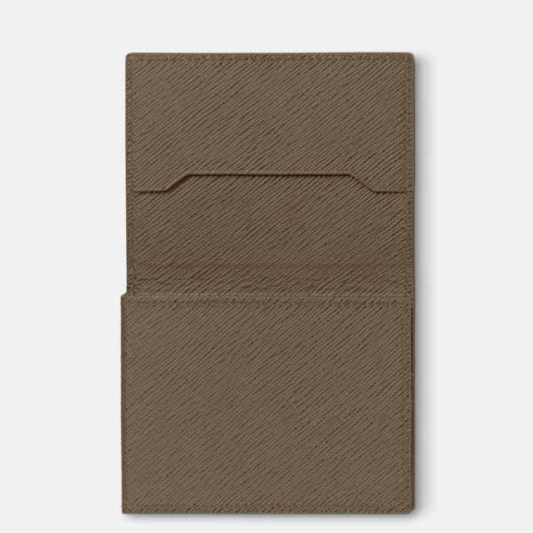 Montblanc Sartorial Trio Card Holder 4cc Mastic – Portacarte compatto in pelle - immagine 4