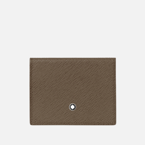 Montblanc Sartorial Trio Card Holder 4cc Mastic – Portacarte compatto in pelle