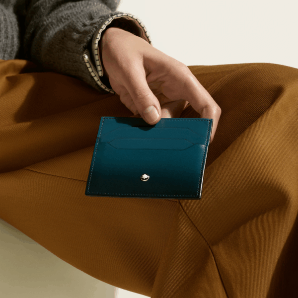 Portacarte Montblanc Meisterstück Blu Cipro - immagine 2
