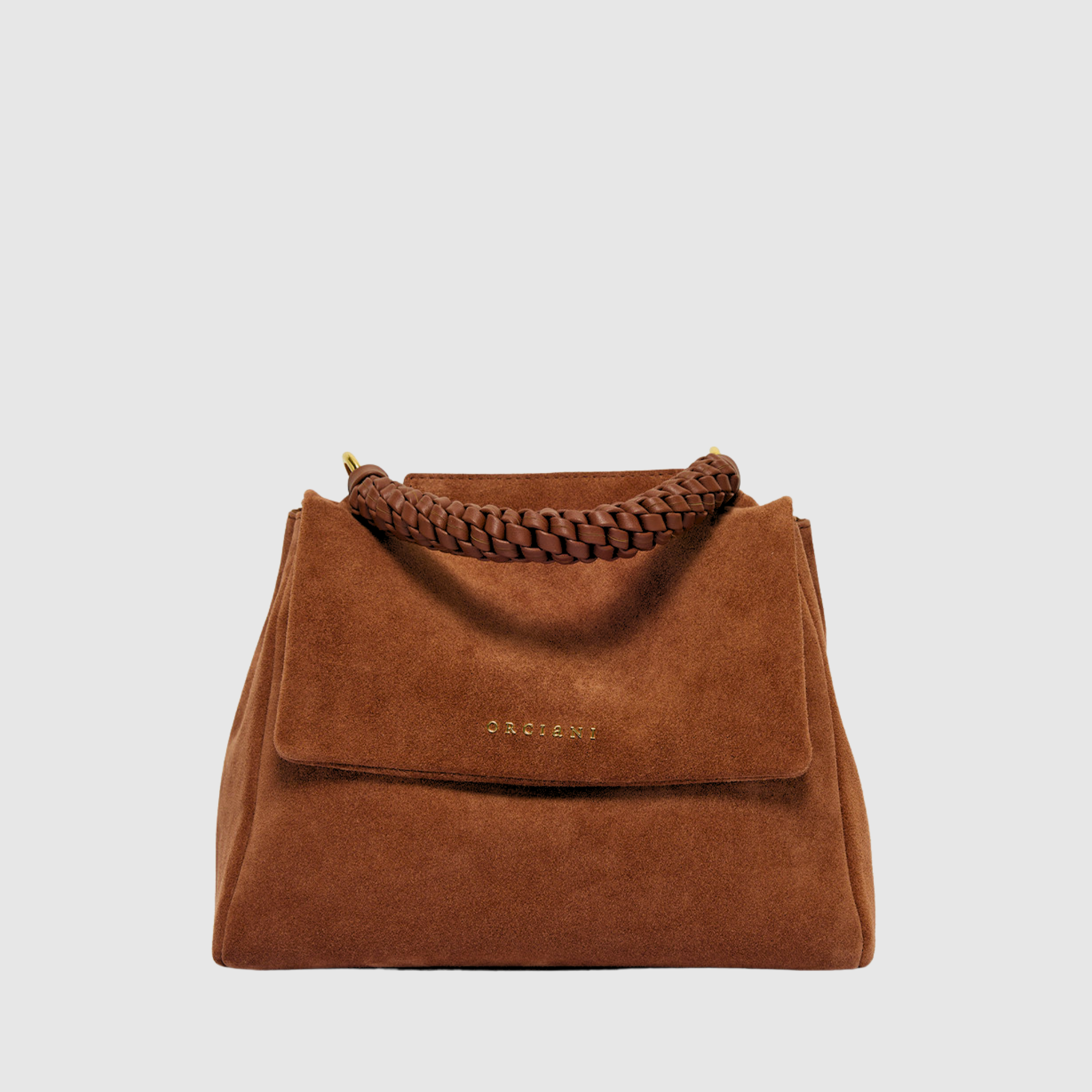 Borsa Orciani Terra di Siena a spalla in pelle Made in Italy