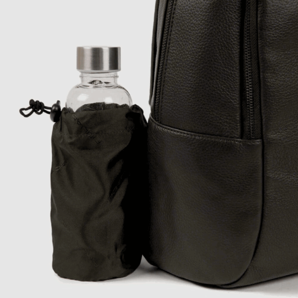 Zaino Piquadro porta pc 14 in pelle con tasca porta bottiglia