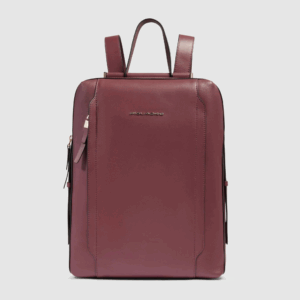 Zaino Piquadro donna porta pc 14 Circle in pelle Bordeaux