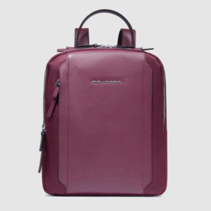 Dettaglio tracolla zaino Piquadro donna Circle bordeaux
