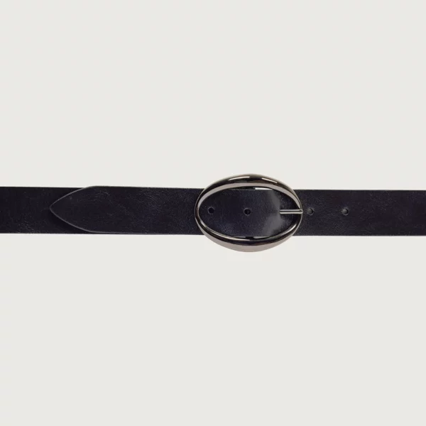 Orciani – Cintura Gotham Double 3 cm (reversibile nero/Chianti) - immagine 3