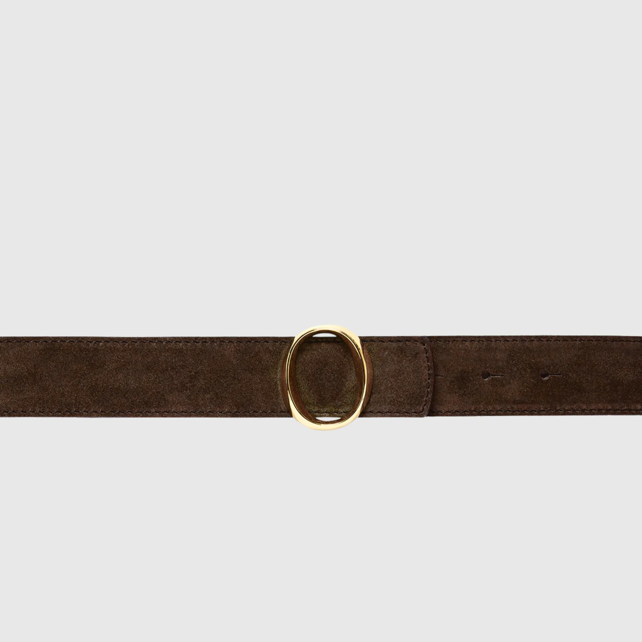 Orciani Cintura Peach Double in pelle 3,5 cm, design double-face