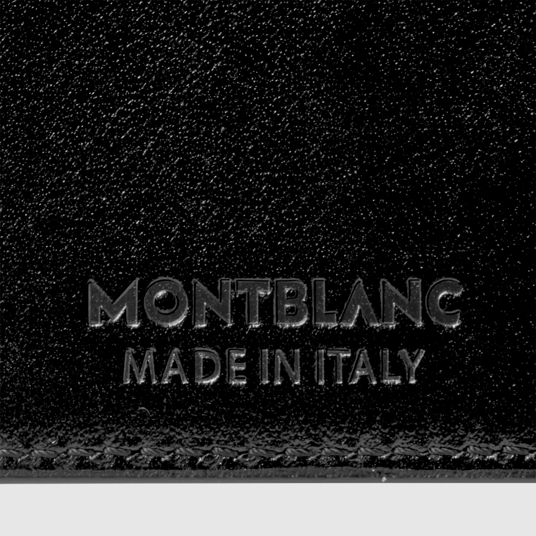 Retro del porta carte Montblanc Meisterstück nero