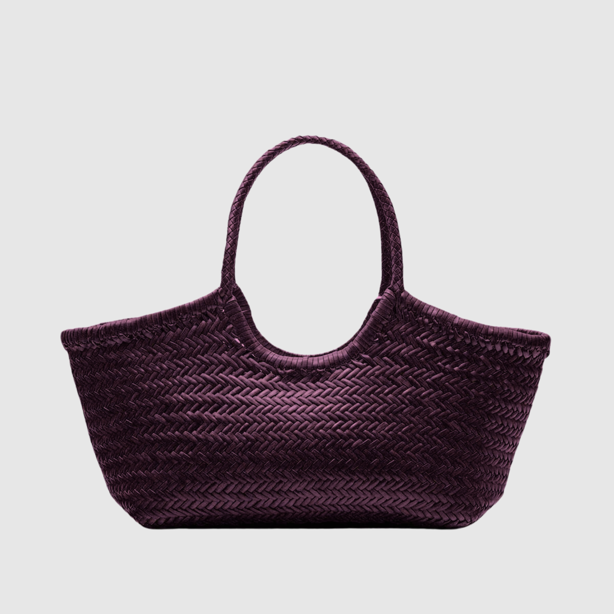 Dragon Diffusion Nantucket Big borsa intrecciata in pelle a mano