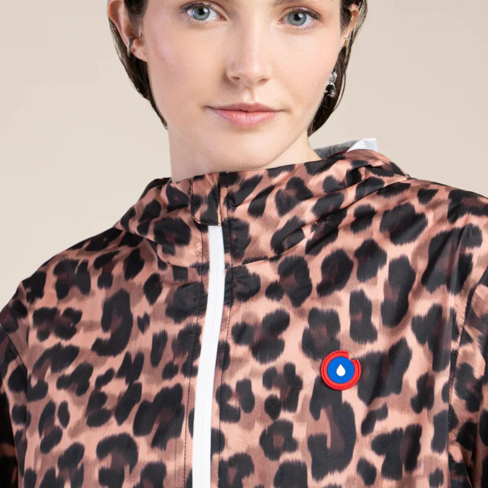Flotte Passy giacca impermeabile corta traspirante unisex in tessuto riciclato