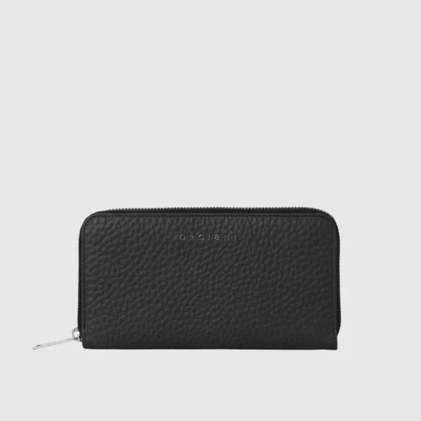 Orciani – Portafoglio Zip Around Soft in pelle