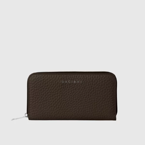 Orciani – Portafoglio Zip Around Soft in pelle - immagine 2