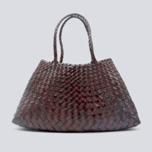 Dragon Diffusion Santa Croce Big – Borsa artigianale in pelle intrecciata